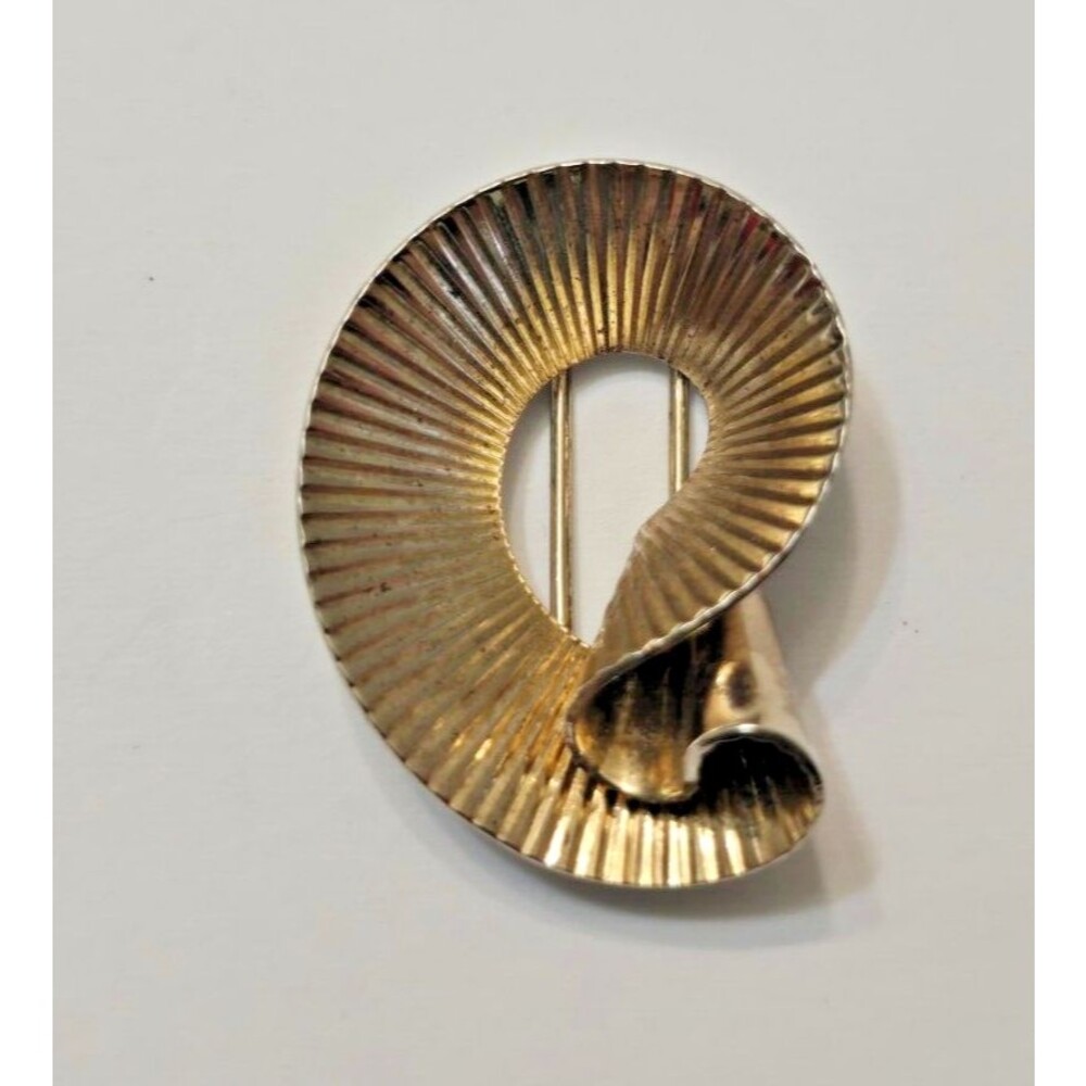 Vintage Napier Sterling Abstract Fur Clip